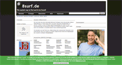Desktop Screenshot of 8surf.de